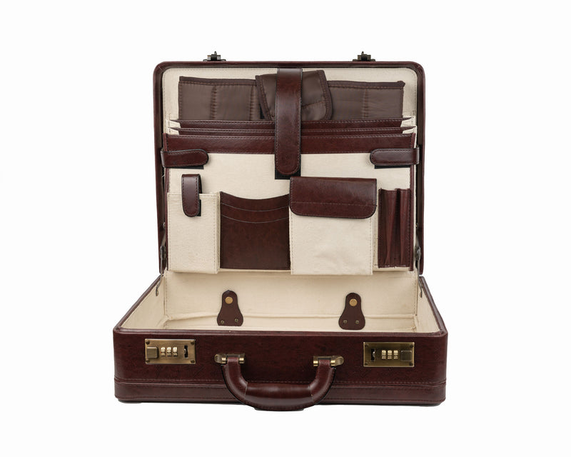Avenue The Executive Leather Business Case Brown
