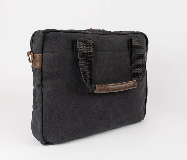 Hunter Canvas The Enterprise Laptop Bag Black