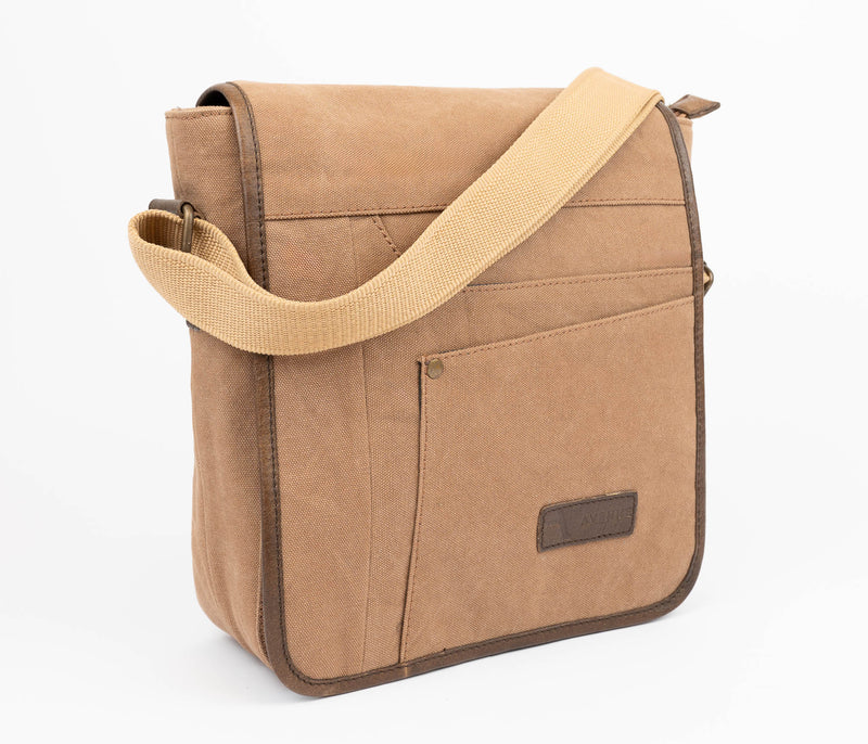 Hunter Canvas Messenger Khaki