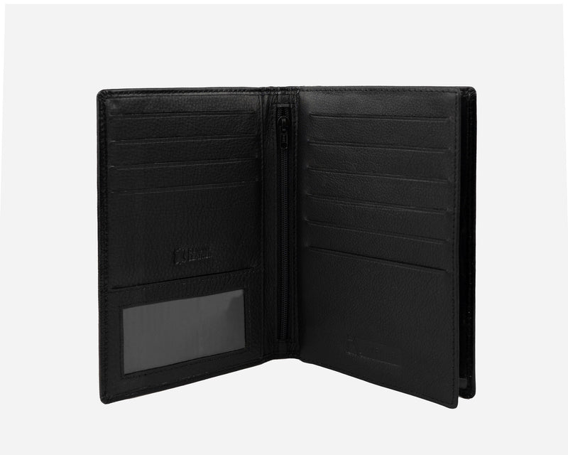 Avenue Leather Souvenir Passport Wallet Rfid Lined Fern