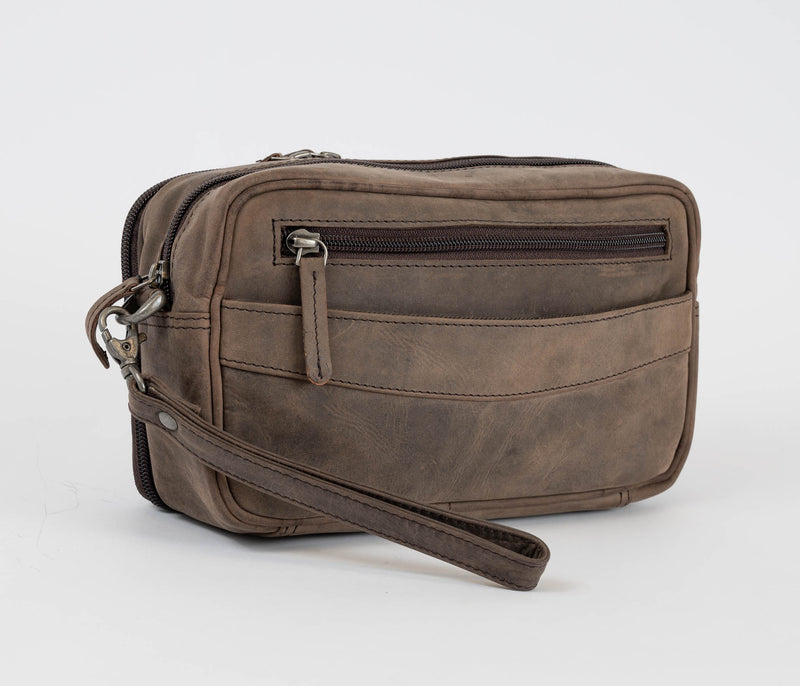 Avenue Hunter Leather Bag Brown