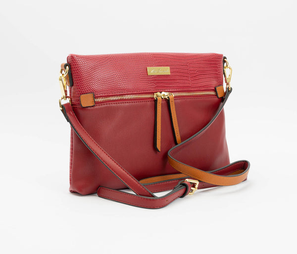 Miss Serenade Ava Cross Body Bag Red