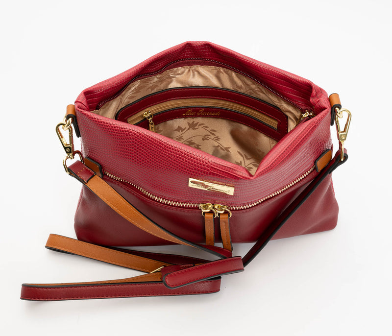 Miss Serenade Ava Cross Body Bag Red