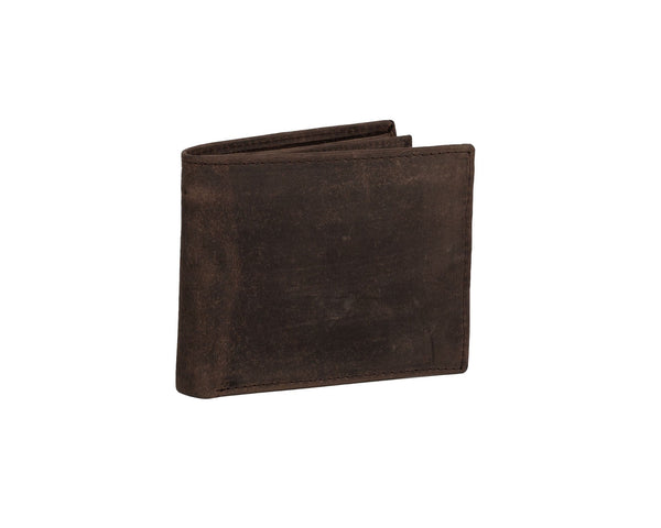 Avenue Hunter Leather Bushman Wallet Brown RFID