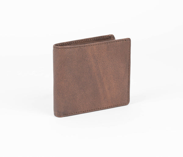 Avenue Mens Leather Wallet The Cadet Brown