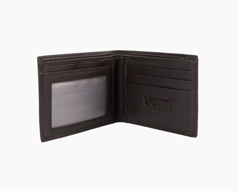 Avenue The Student Leather Wallet Brown