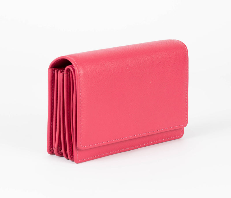 Avenue “Fiora” Ladies Leather Wallet Pink