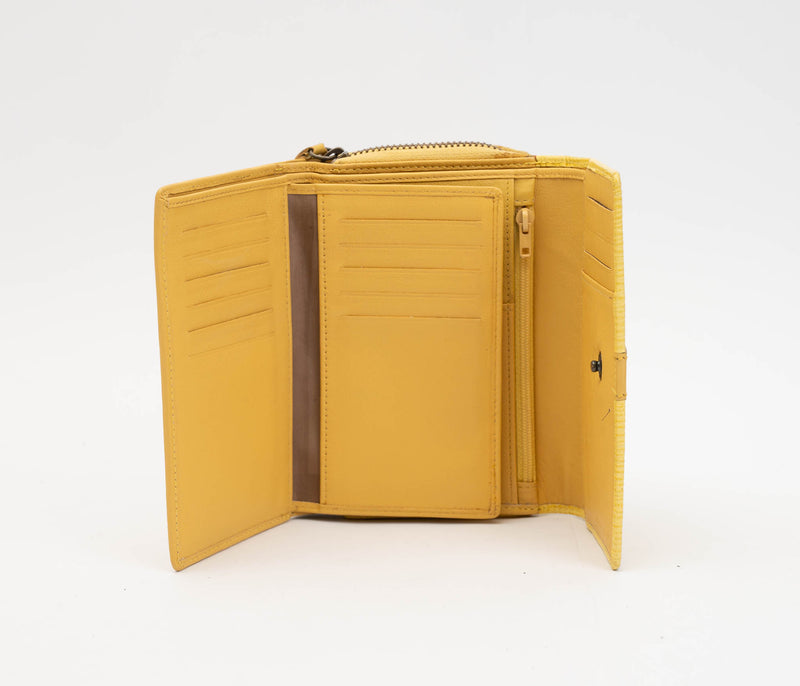 Avenue ” Tosca” Ladies Leather Wallet Yellow