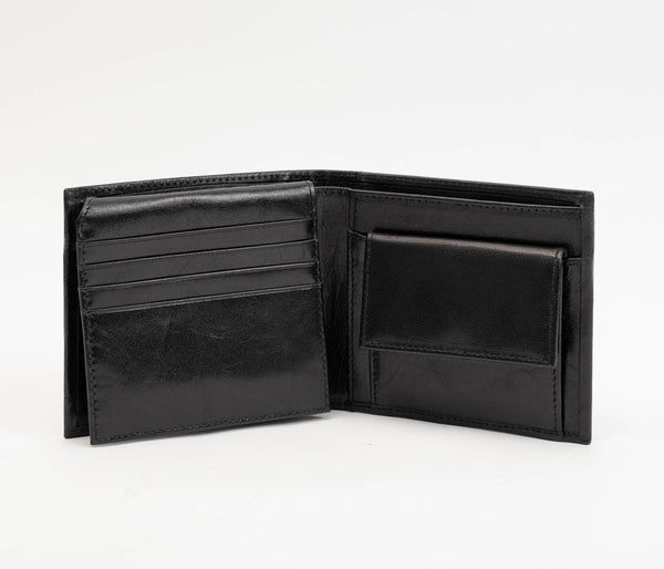 Avenue Men's ‘Eminent’ Leather Wallet Black