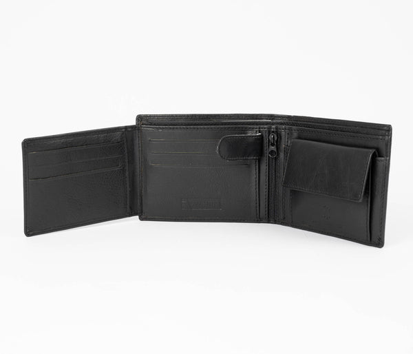 Avenue Mens Leather Wallet The CEO - Black RFID