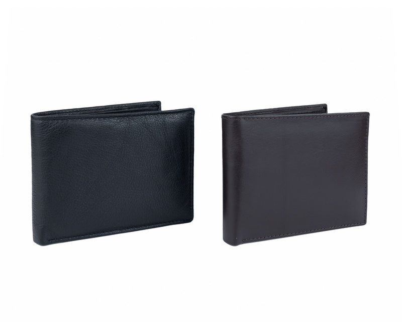 Avenue Leather Wallet The Administrator Black & Brown