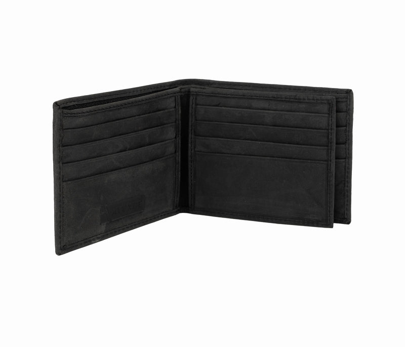 Avenue Men's Leather Wallet The M.C. Black RFID