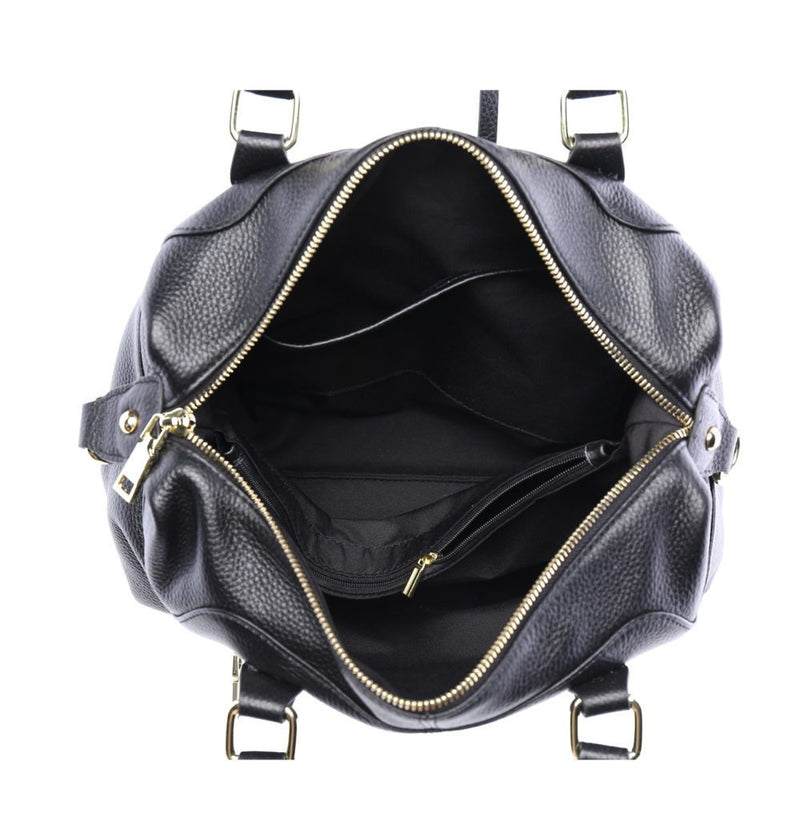 Serenade Athena Elegant Leather Handbag Black
