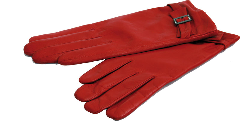 Avenue Buckle Trim Leather Glove (XL)