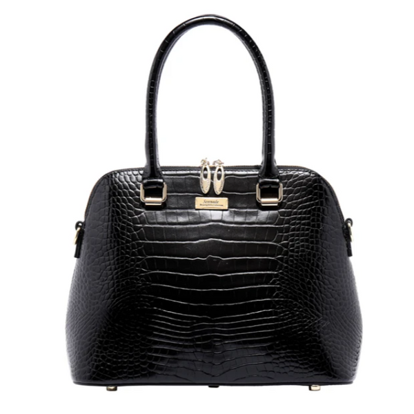 Serenade Beverly Hills Lydia Leather Bag Black