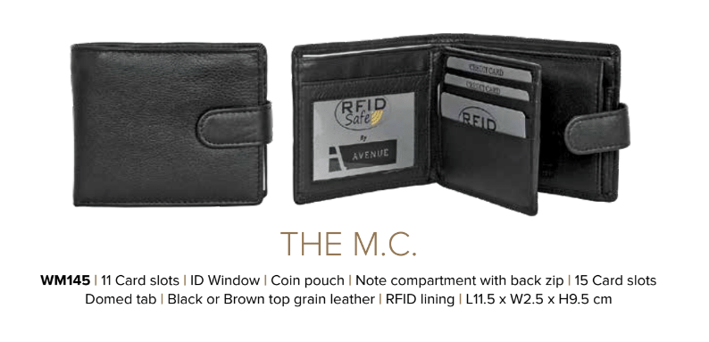 Avenue Men's Leather Wallet The M.C.
