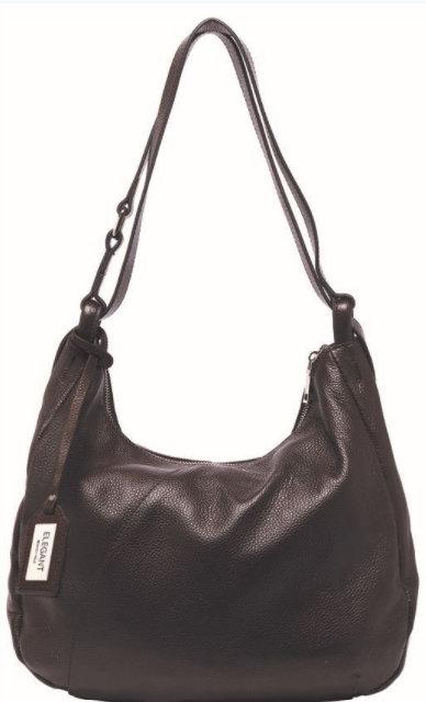 Serenade Vivian Elegant Leather Convertible Bag/Backpack Chocolate