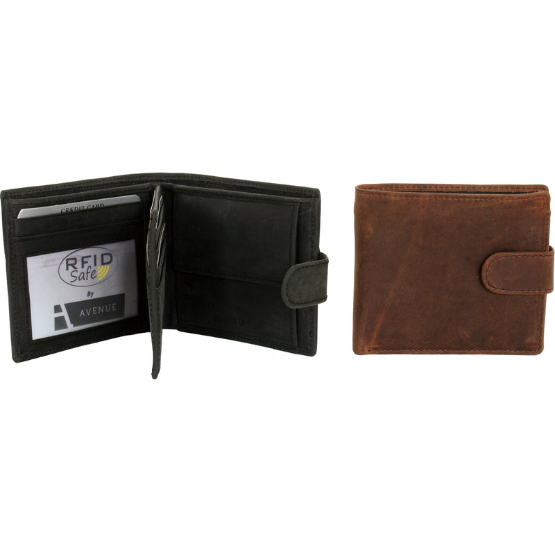 Avenue Hunter Leather Wallet Brown