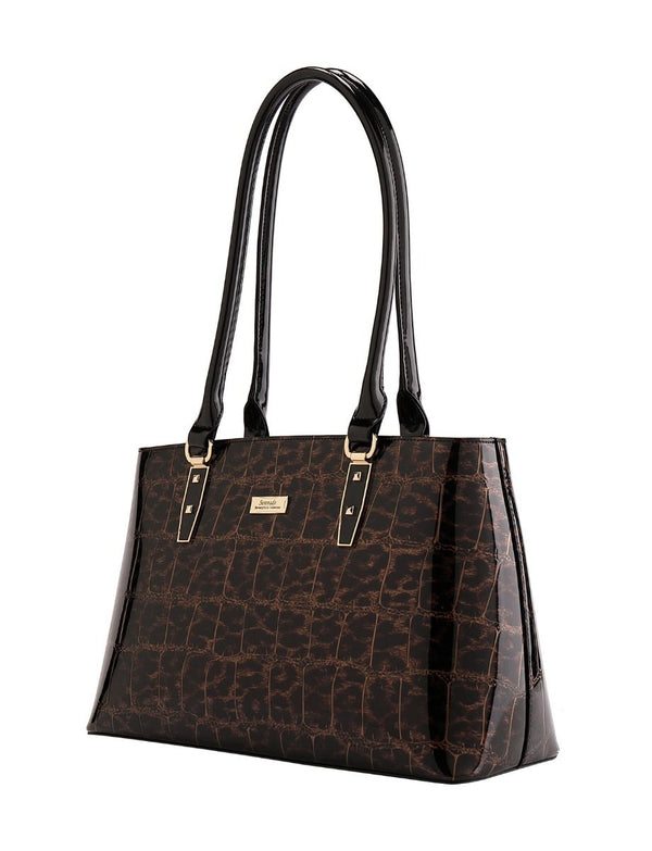 Serenade Leopard Leather Handbag