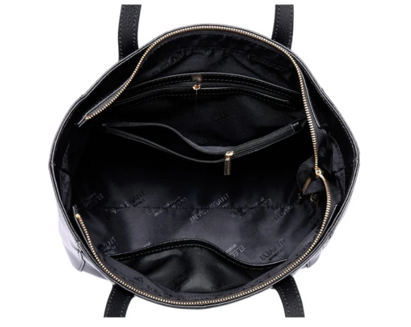 Serenade Ellie Elegant Leather Bag Black