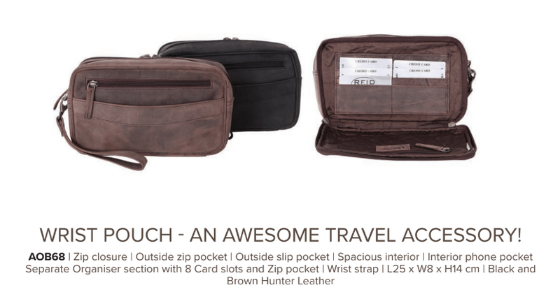 Avenue Hunter Leather Bag Brown