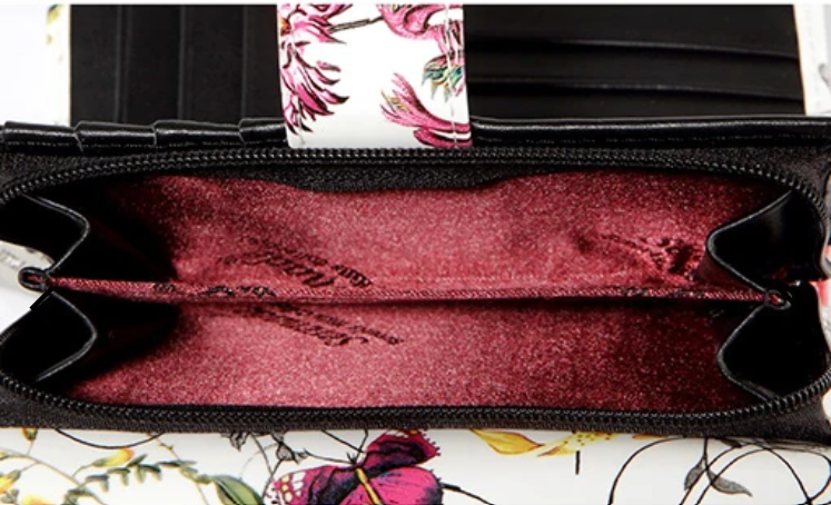 Serenade Botannics Leather Wallet - RFID Protected