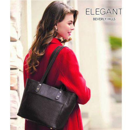 Serenade Ellie Elegant Leather Bag Chocolate