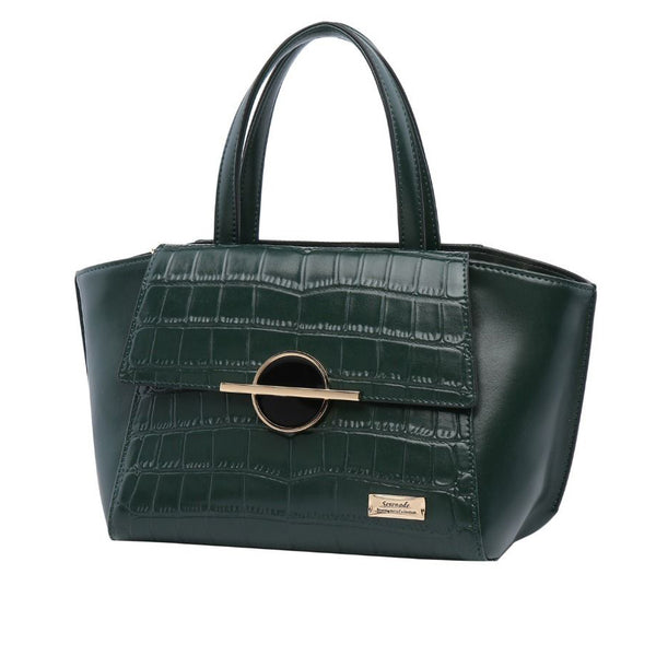 Serenade Kakadu Leather Handbag Green