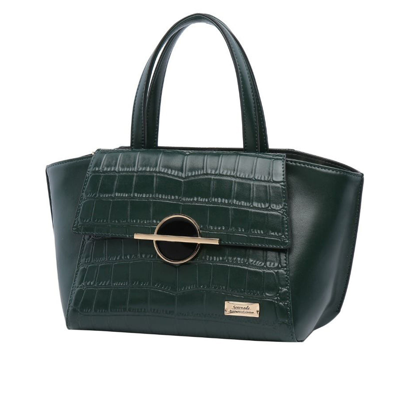 Serenade Kakadu Leather Handbag Green