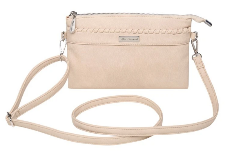 Miss Serenade Poppy Cross Body Bag Beige