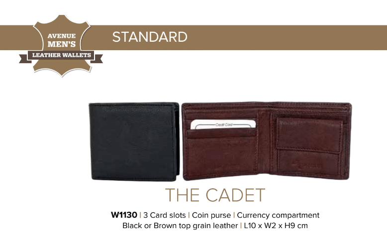 Avenue Mens Leather Wallet The Cadet