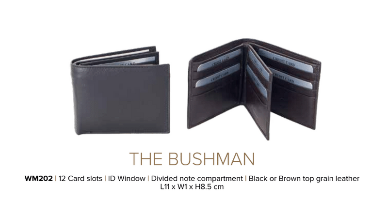 Avenue Men's Leather Wallet The Bushman